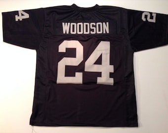Vintage Oakland Raiders Charles Woodson #24 NFL White/black/grey