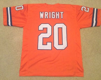 UNSIGNED CUSTOM Sewn Stitched Louis Wright Orange Jersey - M, L, XL, 2XL