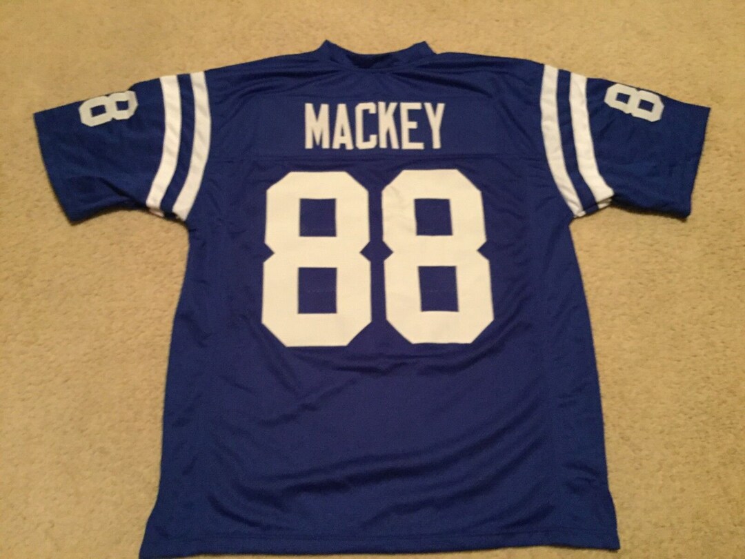Unsigned Custom Sewn John Mackey #89 Baltimore Colts Jersey – Stitched Blue – Adult Sizes M-2XL