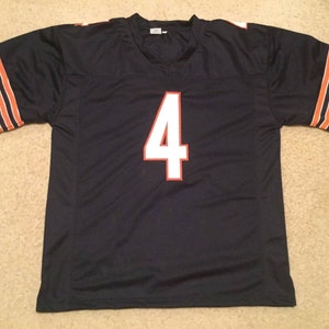 UNSIGNED CUSTOM Sewn Stitched Jim Harbaugh Blue Jersey - M, L, XL, 2XL image 2