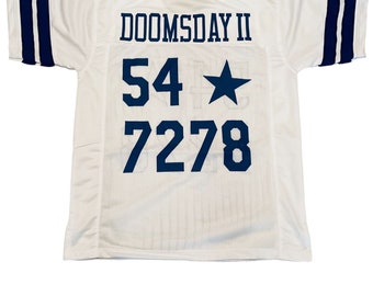 UNSIGNED CUSTOM Sewn Stitched Doomsday Defense 2 Jersey - Extra Large