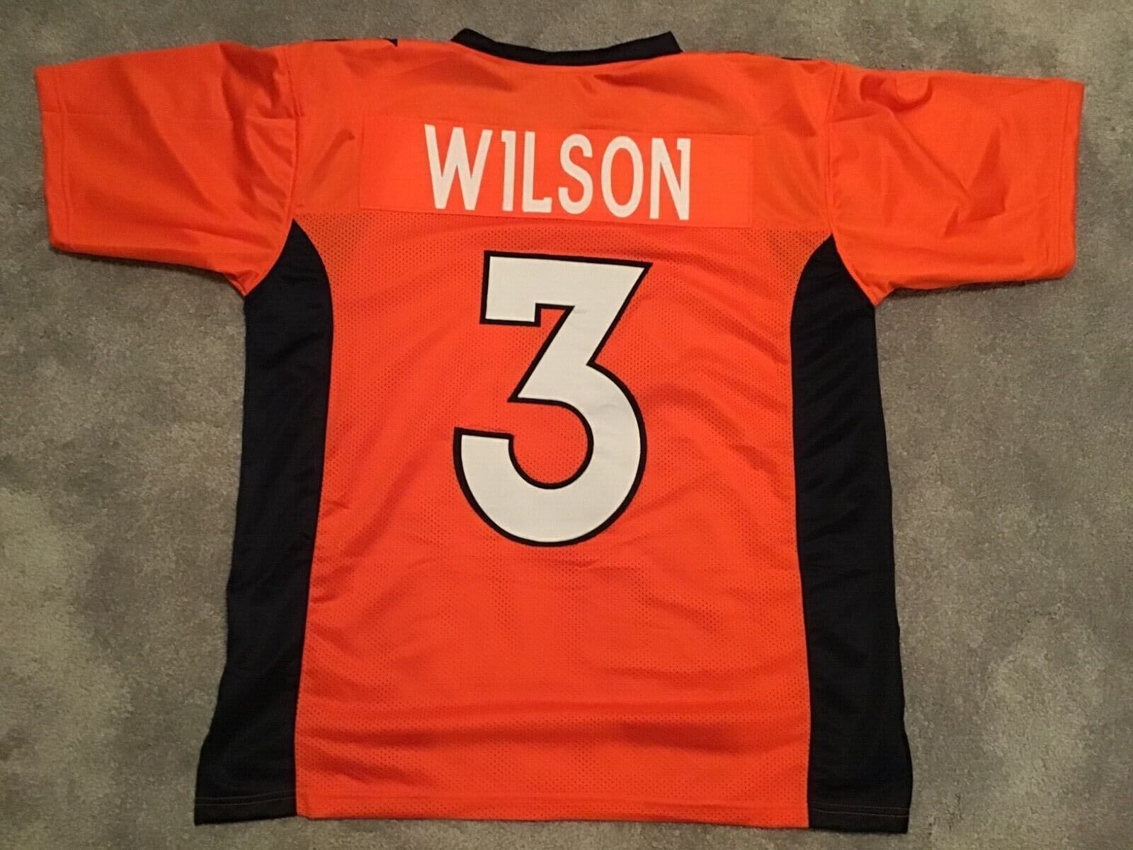 NFL Pro Line Men's Russell Wilson Orange Denver Broncos Player Jersey