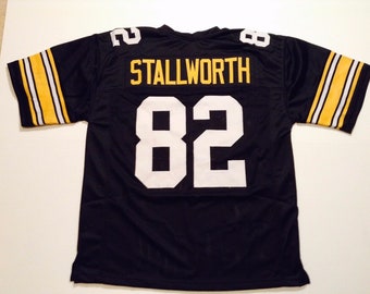 UNSIGNED CUSTOM Sewn Stitched John Stallworth Black Jersey - M, L, XL, 2XL, 3XL
