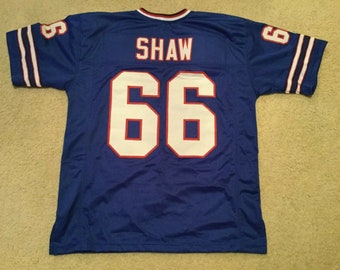 UNSIGNED CUSTOM Sewn Stitched Billy Shaw Blue Jersey - M, L, XL, 2XL