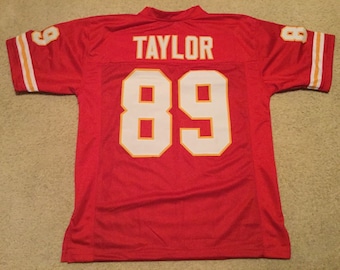 UNSIGNED CUSTOM Sewn Stitched Otis Taylor Red Jersey - M, L, XL, 2XL
