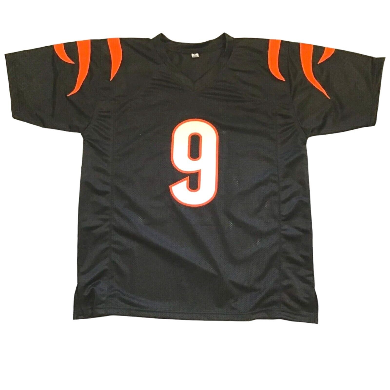 UNSIGNED CUSTOM Sewn Stitched Joe Burrow Black Jersey - M, L