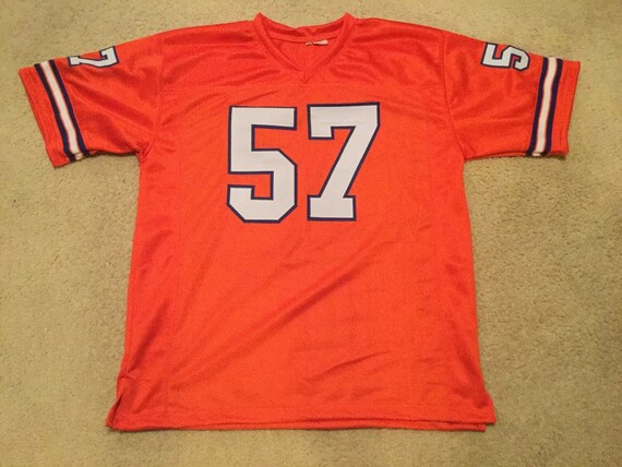 UNSIGNED CUSTOM Sewn Stitched Lyle Alzado Orange Jersey - M, L, XL, 2XL, 3XL