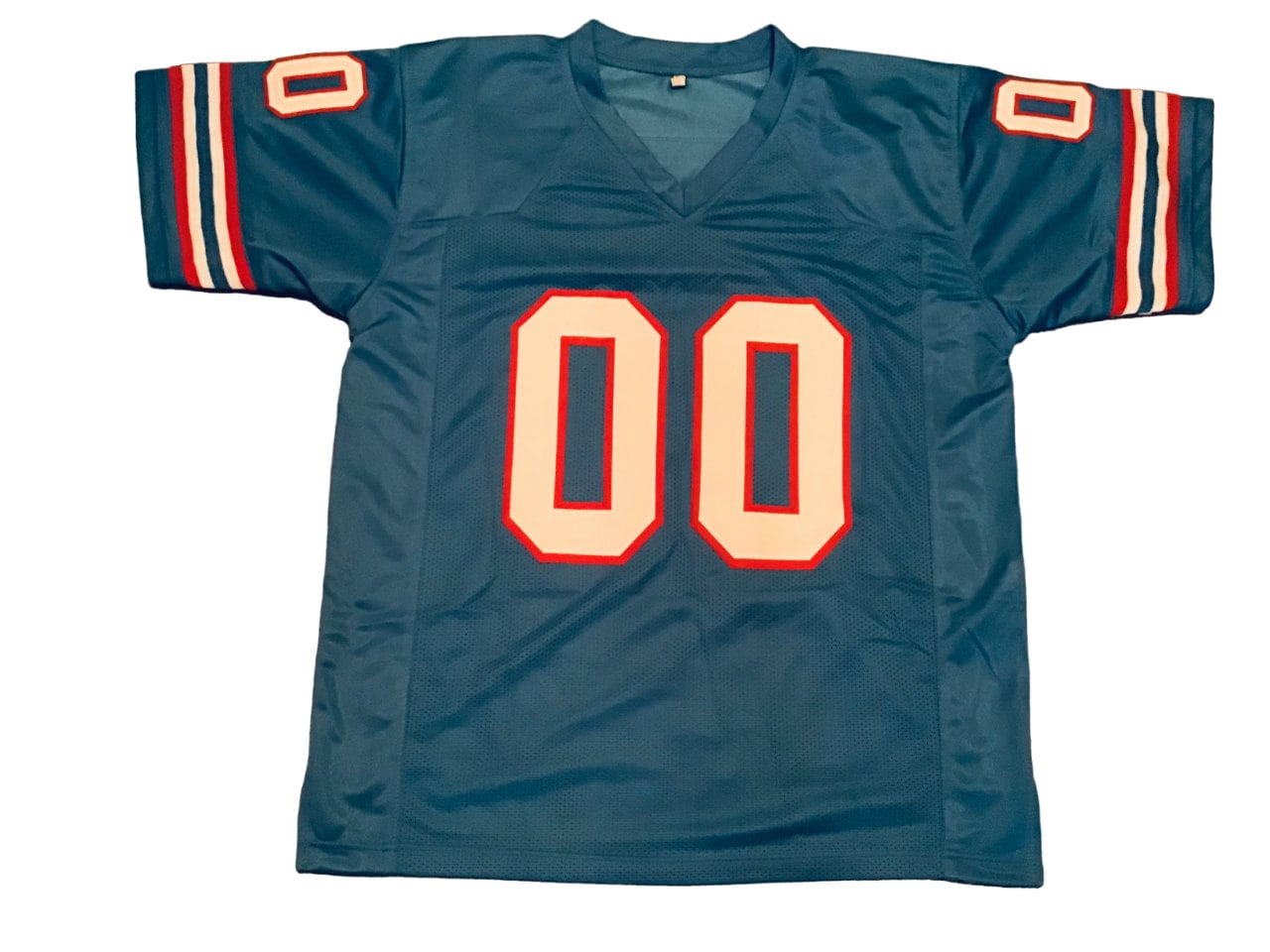 Custom Sewn Ken Burrough Houston Oilers Jersey – Blue, Sizes M To 