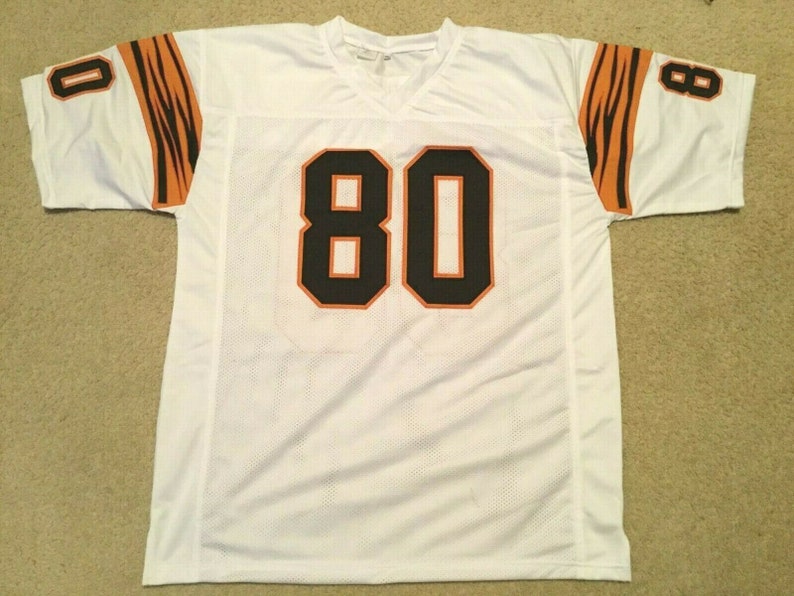 UNSIGNED CUSTOM Sewn Stitched Cris Collinsworth White Jersey - M, L, XL, 2XL, 3XL image 2
