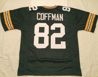 UNSIGNED CUSTOM Sewn Stitched Paul Coffman Green Jersey - M, L, XL, 2XL