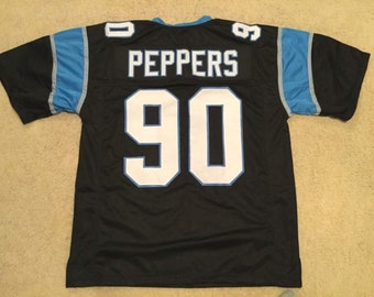 UNSIGNED CUSTOM Sewn Stitched Julius Peppers Black Jersey - M, L, XL, 2XL