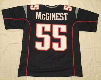 UNSIGNED CUSTOM Sewn Stitched Willie McGinest Blue Jersey - M, L, XL, 2XL