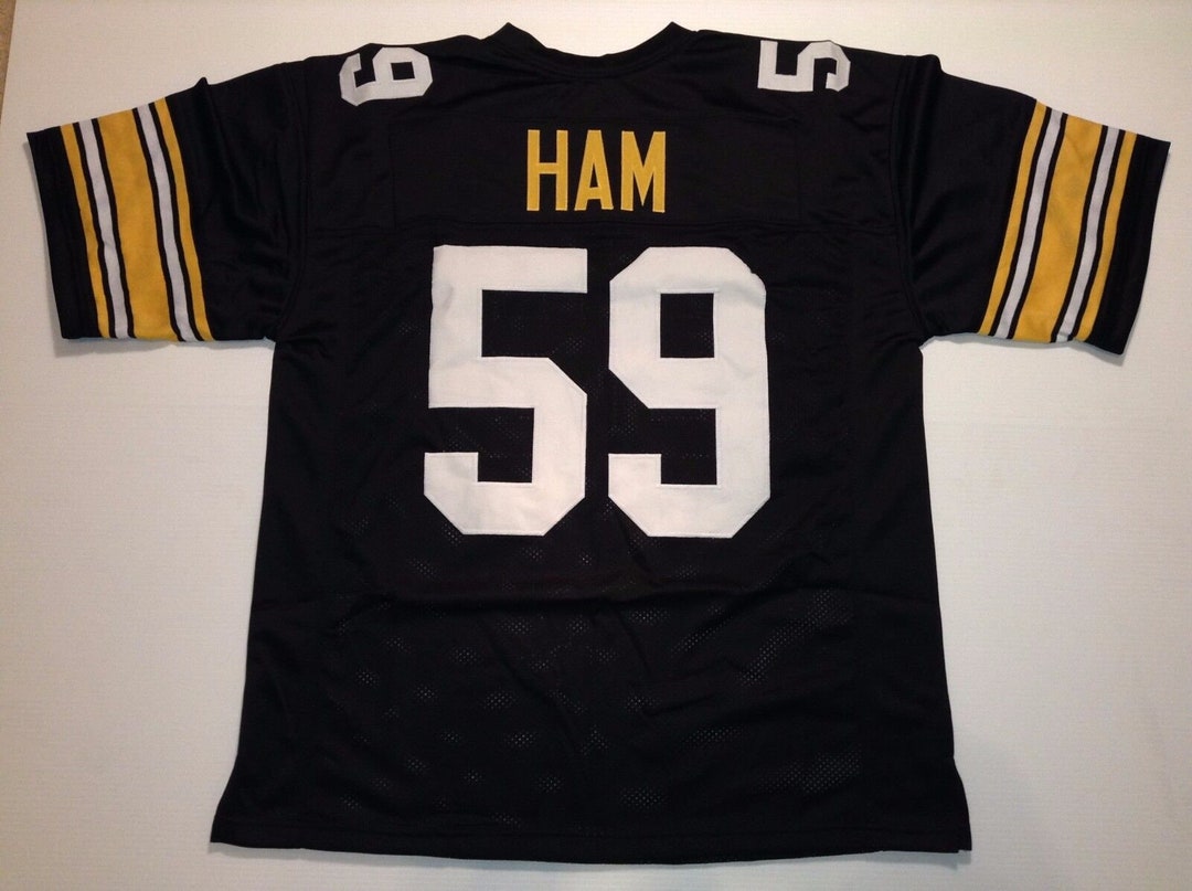 Custom Sewn Jack Ham White Jersey - Pittsburgh Steelers - Adult Sizes M, L, XL, 2XL