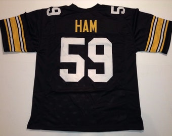 UNSIGNED CUSTOM Sewn Stitched Jack Ham Jersey - M, L, XL, 2XL, 3X