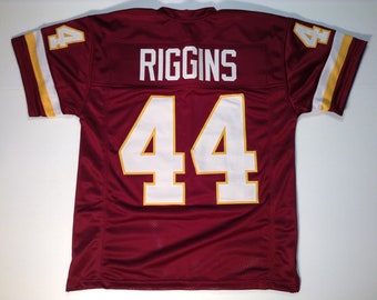 UNSIGNED CUSTOM Sewn Stitched John Riggins Burgundy Jersey - M, L, XL, 2XL, 3XL