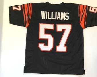 UNSIGNED CUSTOM Sewn Stitched Reggie Williams Black Jersey - M, L, XL, 2XL