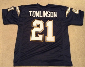UNSIGNED CUSTOM Sewn Stitched Ladainain Tomlinson Blue Jersey - M, L, XL, 2XL