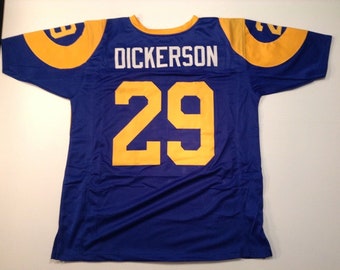 UNSIGNED CUSTOM Sewn Stitched Eric Dickerson Blue Jersey - M, L, XL, 2XL, 3XL