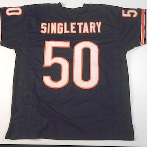 UNSIGNED CUSTOM Sewn Stitched Mike Singletary Blue Jersey - M, L, XL, 2XL, 3XL