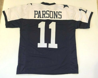 UNSIGNED CUSTOM Sewn Stitched Micah Parsons Thanksgiving Style Jersey - M, L, XL, 2XL, 3XL