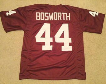 UNSIGNED CUSTOM Sewn Stitched Brian Bosworth Crimson Jersey - M, L, XL, 2XL, 3XL