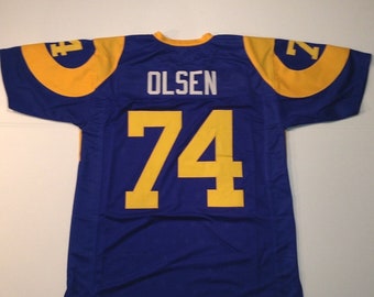 UNSIGNED CUSTOM Sewn Stitched Charlie Joiner Blue Jersey - M, L, XL