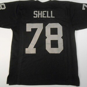 UNSIGNED CUSTOM Sewn Stitched Art Shell Black Jersey - M, L, XL, 2XL