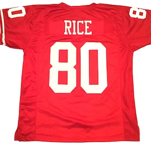 UNSIGNED CUSTOM Sewn Stitched Jerry Rice Jersey - M, L, XL, 2XL, 3XL