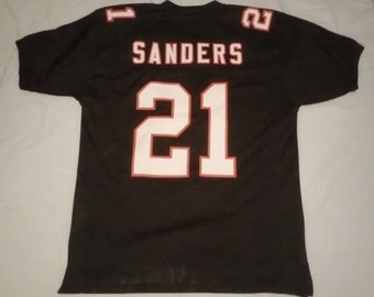 90s Atlanta Falcons #21 Deion Sanders Dirty Birds Wilson Pro-cut