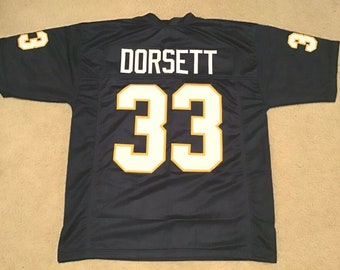 Unsigned Custom Sewn Pittsburgh Panthers Tony Dorsett Football Jersey - Blue (M, L, XL, 2XL)
