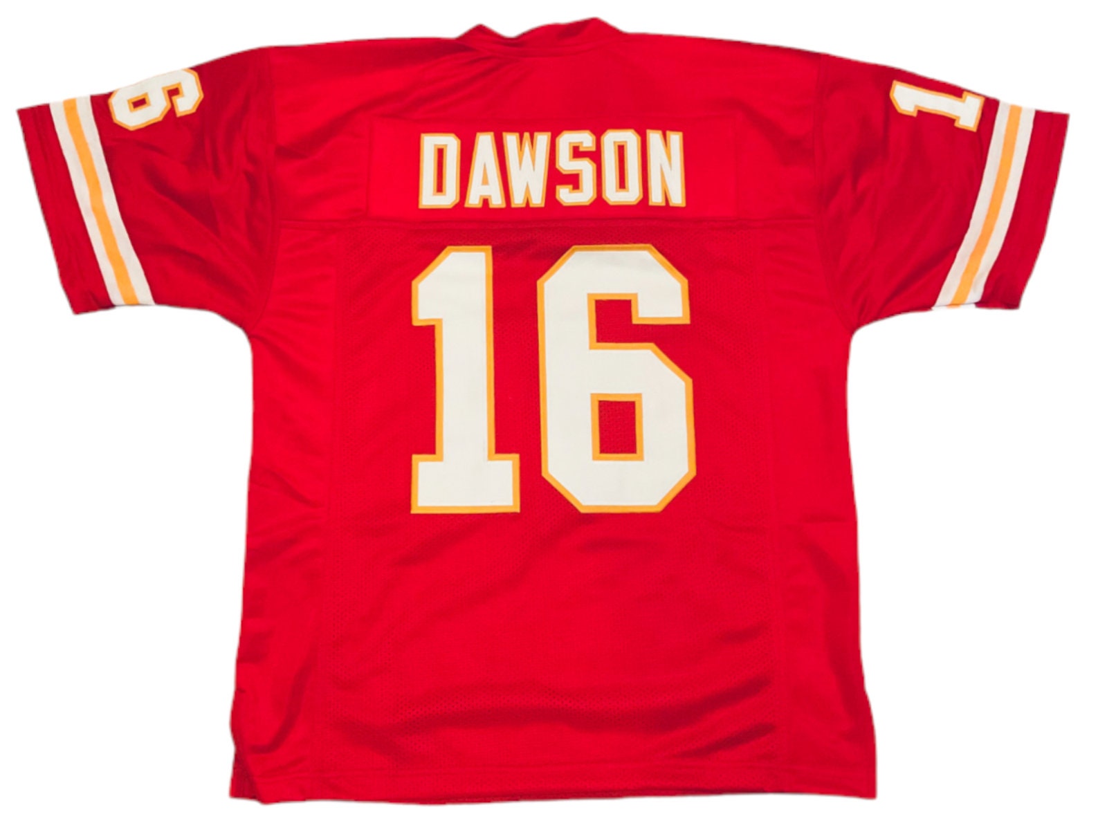 Len Dawson Sewn Stitched Custom Red Jersey YOUTH Sizes