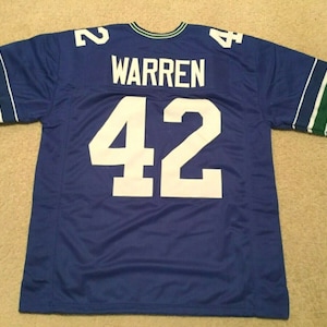 UNSIGNED CUSTOM Sewn Stitched Chris Warren Blue Jersey - M, L, XL, 2XL