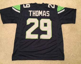 UNSIGNED CUSTOM Sewn Stitched Earl Thomas Jersey - M, L, XL, 2XL