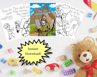 Dziesięć przykazań - Kolorowanki