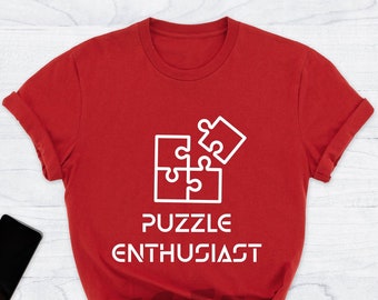 Puzzle Enthusiast Shirt, Puzzle Shirt, Puzzle Lover Gift, Puzzle Lover Shirt, Puzzle Solver Shirt, Curious Puzzle Shirt, Funny Puzzle Shirt
