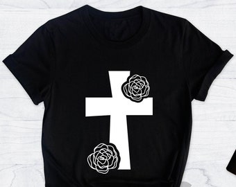 Sign Of Cross Shirt, Jesus Shirt, Blessed Shirt, Cross Shirt, Religious Shirt, Christian Shirt, Faith Cross Shirt, Gift For Christian