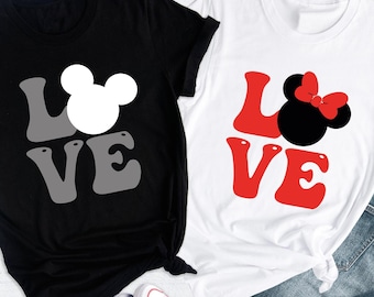 Mickey-Minnie Mouse Shirt, Disney Couple shirt, Disney Family Shirt, Custom Disney Shirt, Disney Matching, Disneyworld Shirt, Disneyland Tee