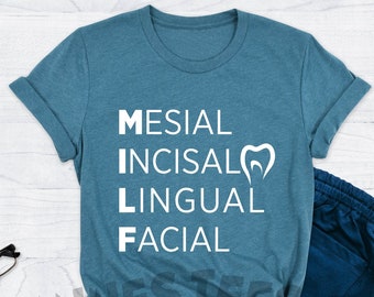 Dentist Shirt, Dental Hygiene, Dental Gifts, Dental Shirts, Dental Assistant Gifts, MILF Dental Hygienist Shirts, Dentist Tee