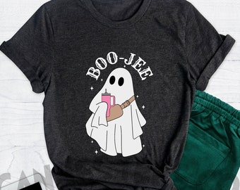 Boo Jee Shirt, Halloween Ghost, Boo Shirts, Spooky Ghost Shirt, Spooky Vibes Shirt, Halloween Gifts, Spooky Season, Ghost Gift