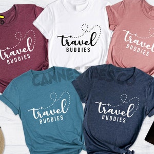 Travel Buddes T Shrt Travel T-shrt Adventure Tshrt - Etsy