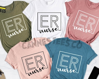 Emergency Nurse Shirt, ER Nurse Shirt, Nurse Life Shirt, Gift for Nurses, Nurse Shirt, Registered Nurse Shirt, Nursing Shirt