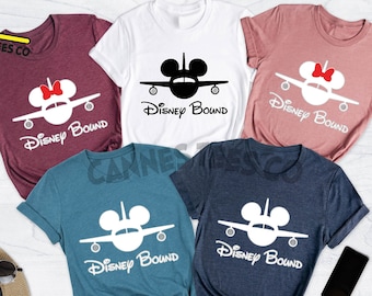 Disney Bound Shirt, Mickey Shirt, Minnie Shirt, Disney Shirt, Disney Airplane Shirt, Disney Family Shirts, Disney Matching Shirts