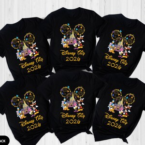 Disney Trip 2026 Shirt, Disney Custom Shirt, Disney Family Trip 2026 Shirt, Disney Family Florida Shirt, Disney Shirts, Disney World Tees Bild 1