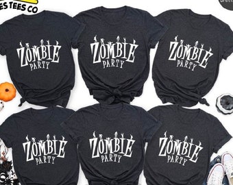 Zombie Party Halloween Shirt, Halloween Zombie Shirts, Zombie Squad Shirt, Halloween Shirt Gift, Halloween Costume, Halloween Party Tee