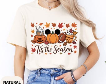 Tis The Season Disney Shirt, Disney Shirt, Disney Fall Sweater, Fall Shirt, Disney Pumpkin Shirt, Mickey Autumn Shirt, Pumpkin Season Shirt