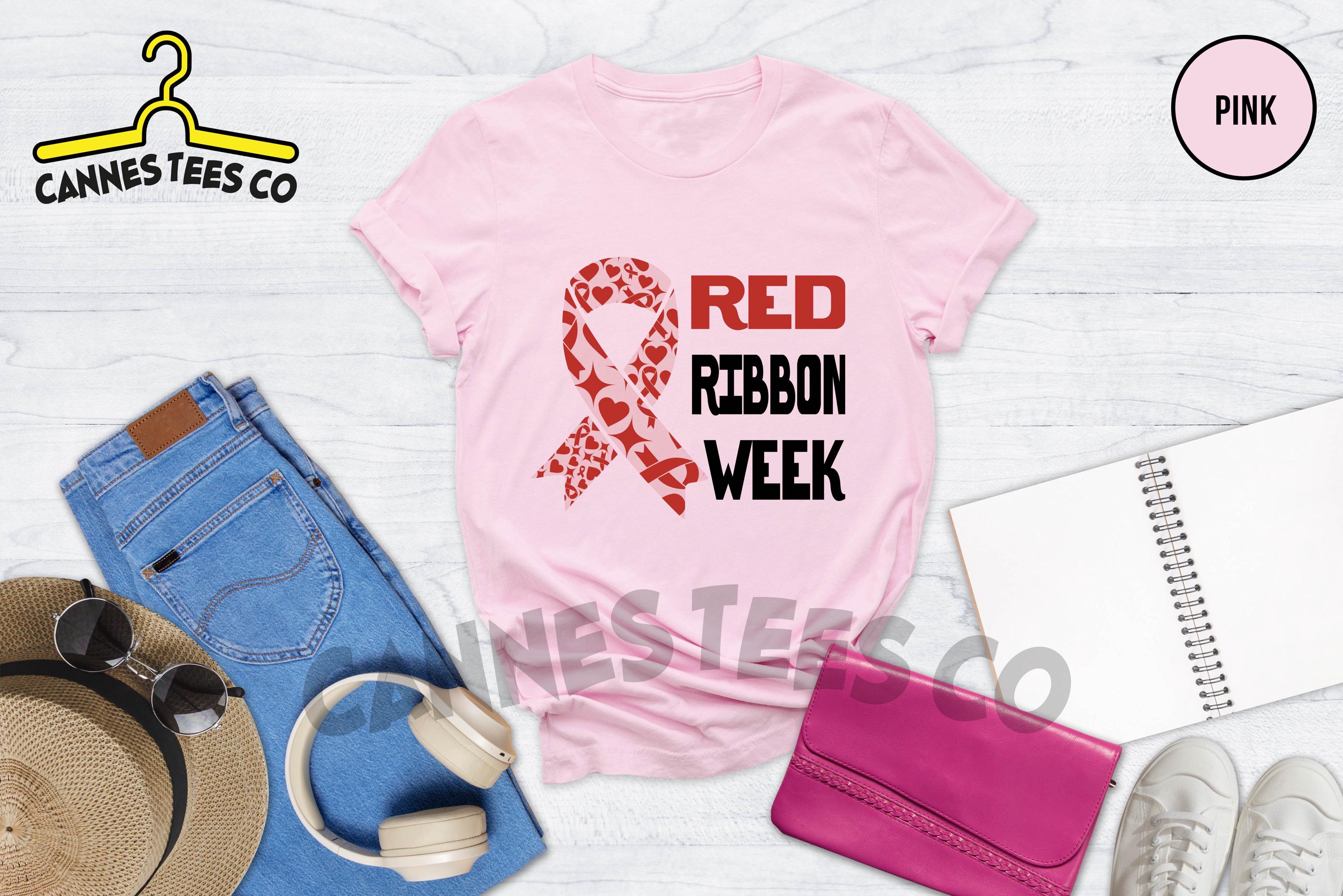 Red Ribbon Week Merch Red Ribbon Week Shirt, We Wear Red, Red Ribbon Awareness, Health ...