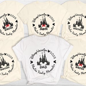 Custom Disney Family Vacation Shirts, Disney Shirts, Disney Trip Shirts, Disney Couple Shirt, Disney Clothes, Disney Family Matching Shirts
