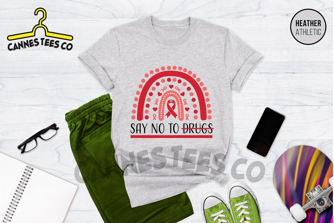 NO DRUGS WHITE T-SHIRT