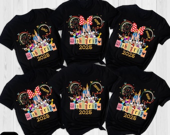 Wish Disney Trip 2025 Shirts, Disney Family Shirt, Magic Kingdom T-shirt, Mickey Mouse Sweatshirt, Disney 2025 Shirts, Disney Wish Trip Tees