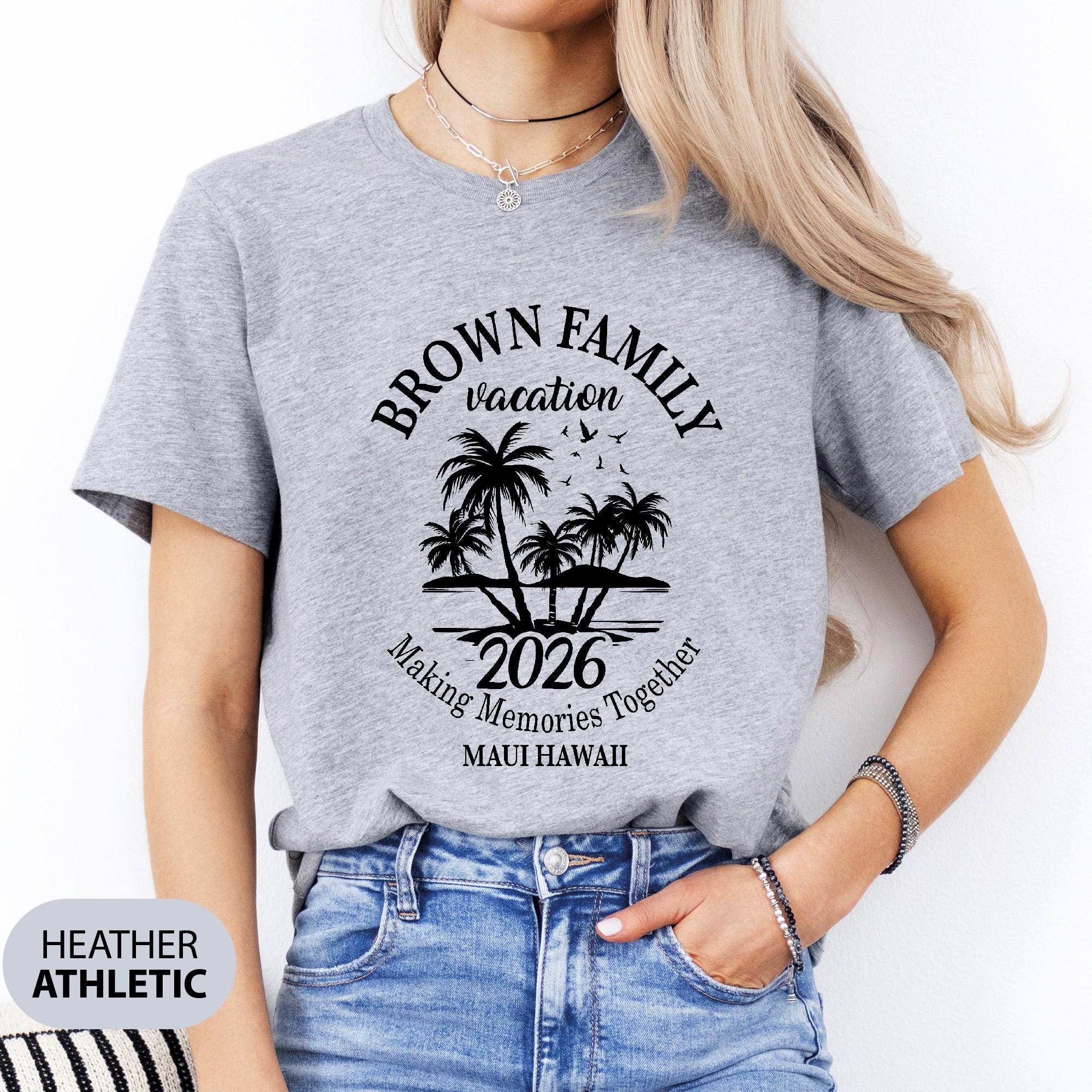 Custom Family Vacation 2026 Shirts, Making Memories Family Matching Tee ...